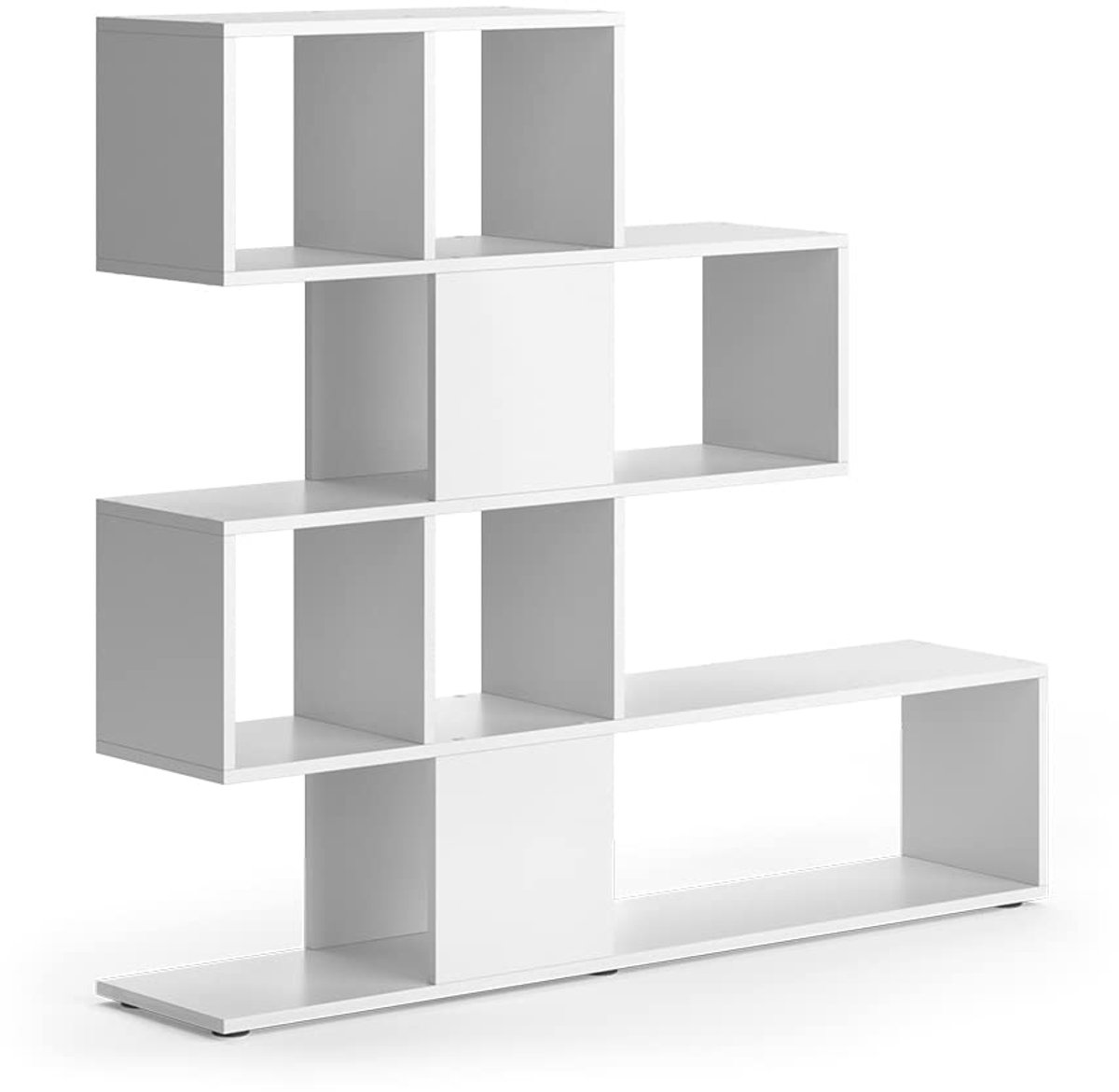 Famanu – Kamerverdeler in wit, 124,4 x 113 cm, ideaal voor het creëren van aparte ruimtes in huis