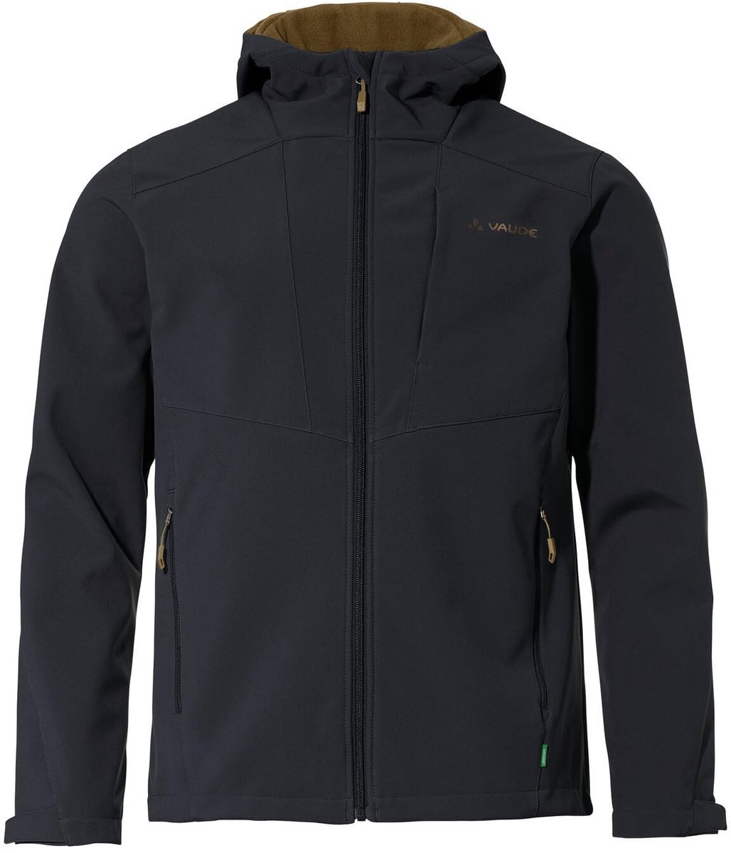 VAUDE Cyclone Hooded Softshelljack Zwart
