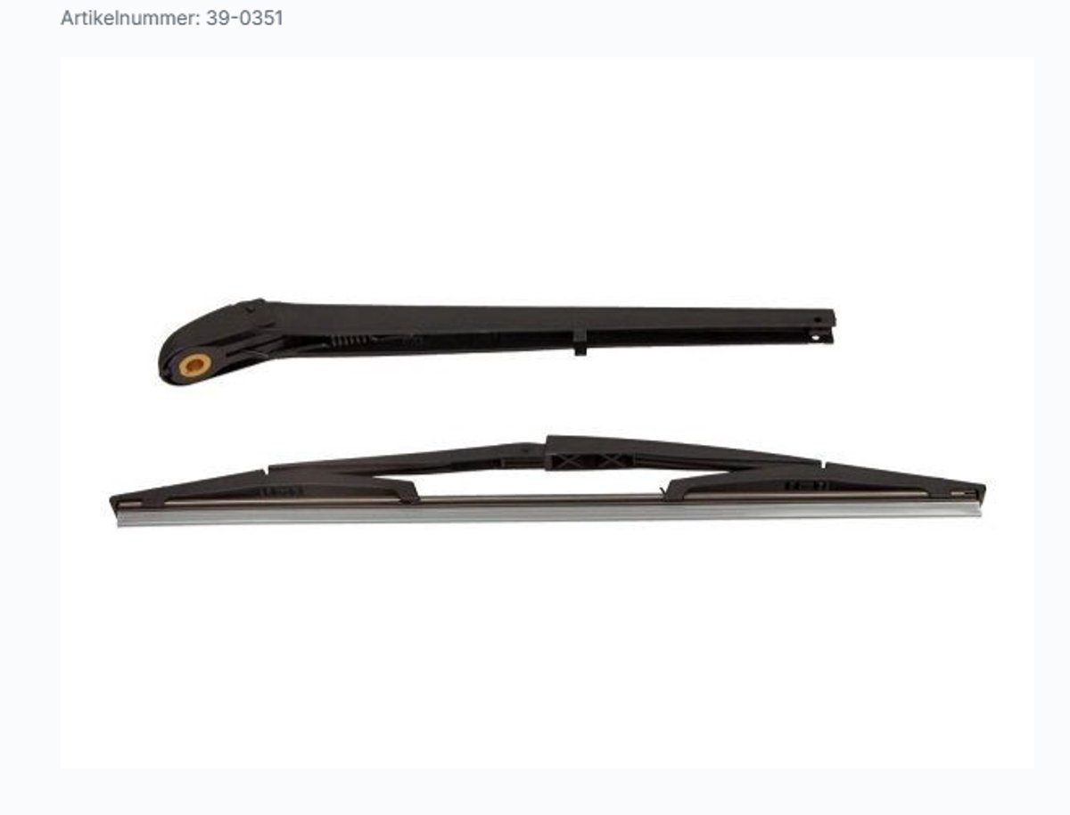 MAXGEAR Achterruitenwisserarm 39-0351 | OEM 46480731 | Geschikt voor Alfa Romeo 147 937, 156 Sportwagon 932, Fiat Idea 350, Lancia Y 840 | Achter | Met Geïntegreerd Wisserblad en Afdekkap