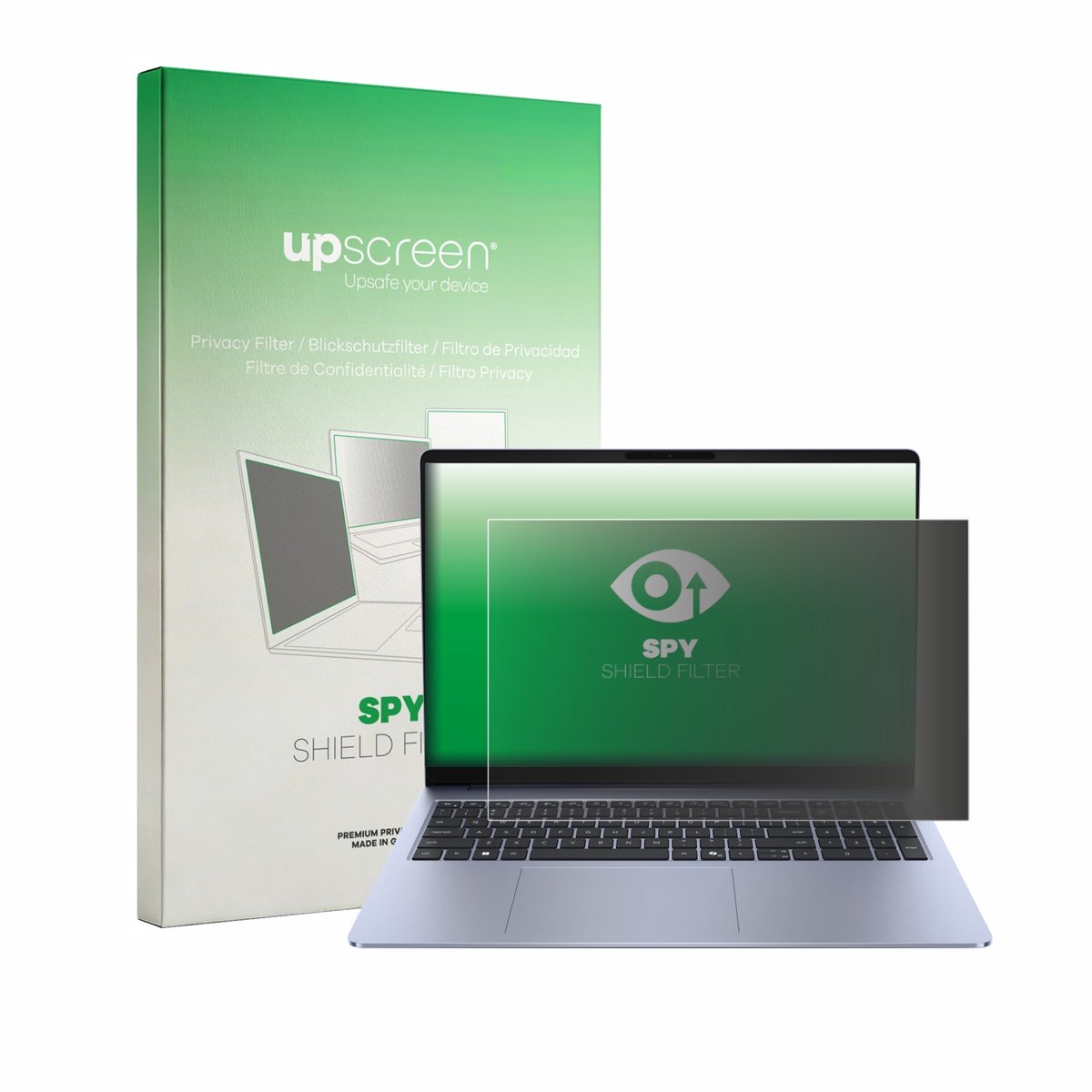 upscreen - privacyscherm voor Dell 16S - privacy filter screenfilter Blauwlichtfilter