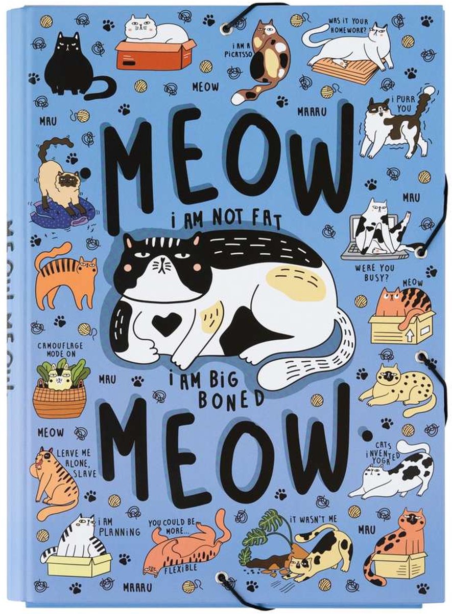 Grupo Erik - Meow Meow Weird Cats Elastomap - Multicolours