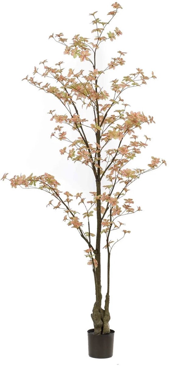 Emerald Kunstboom Tropaeolum Peach 210cm - Kunstplant voor binnen - Tropaeolum plant - Oost Indische kers