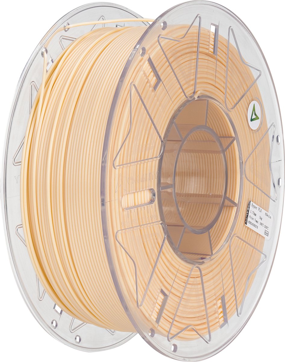 Creality Hyper PLA RFID 3D-Printer Filament - 1,75mm 1kg - Hoge Printsnelheid - RFID Herkenning - Strakke Printkwaliteit - Gebruiksvriendelijk PLA Materiaal - Beige