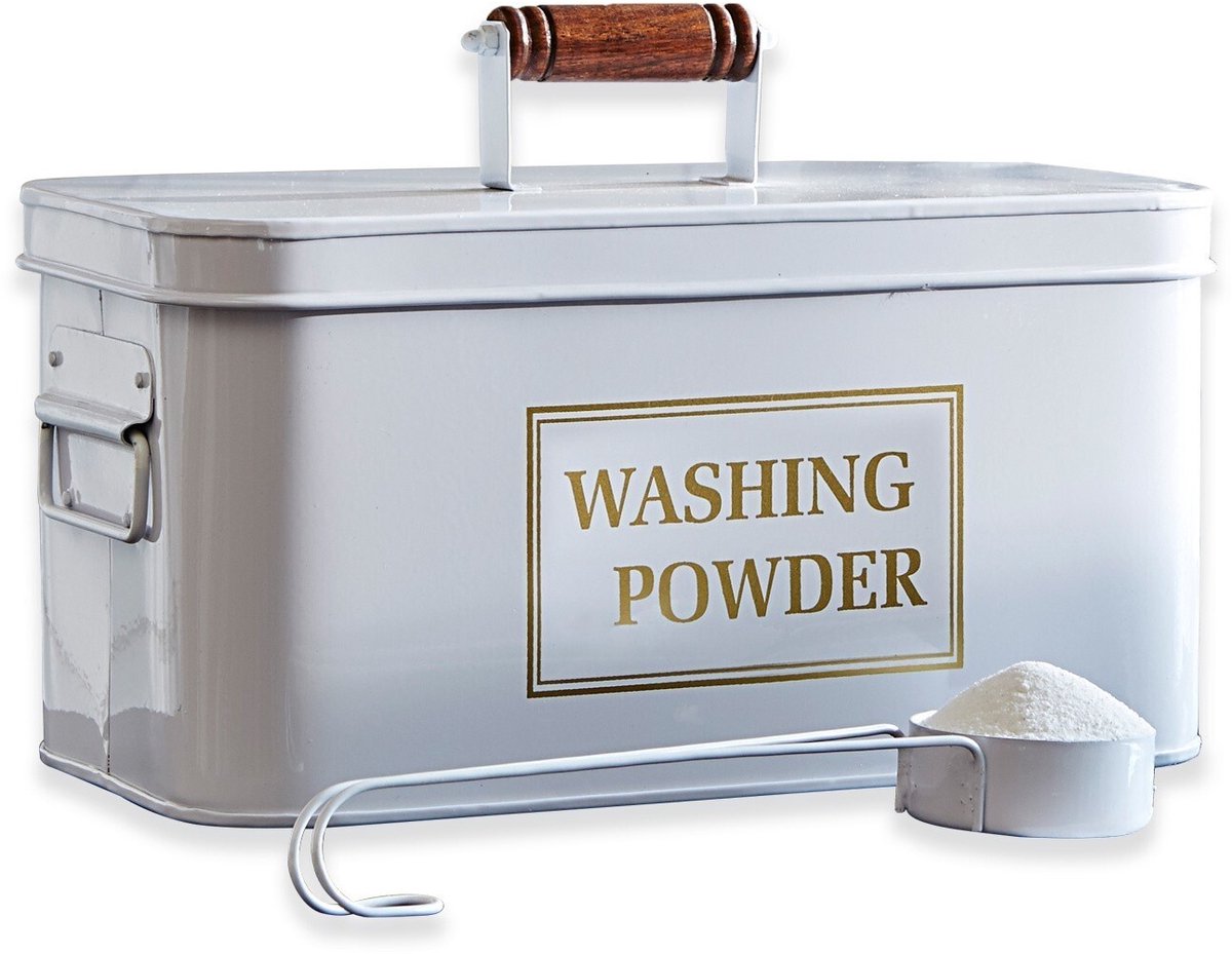 LOBERON Wasmiddelhouder Washing wit