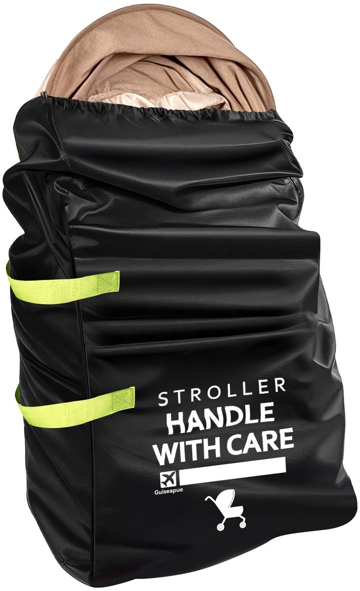 SnelShoppen - Grote Capaciteit Guisapue Transporttas voor Kinderwagen - Beschermende Dekking voor Buggy Accessoires - Ideaal voor Nieuwe Moeders, Perf
