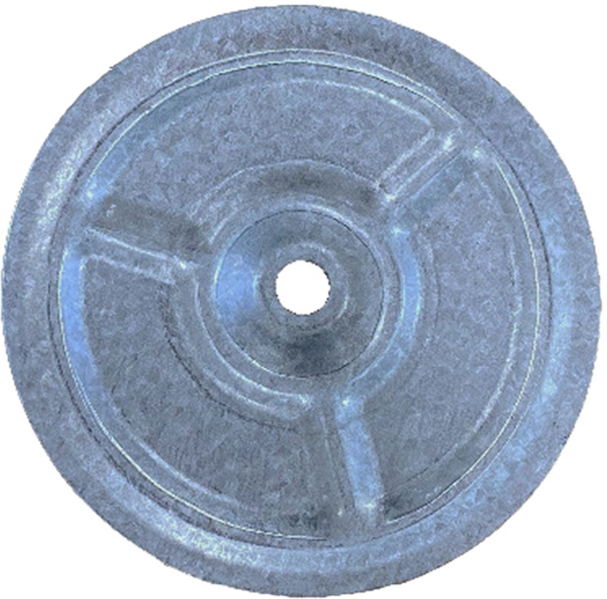 Drukverdeelplaten | Rond ø50 mm | Verzinkt | Doos 100 stuks