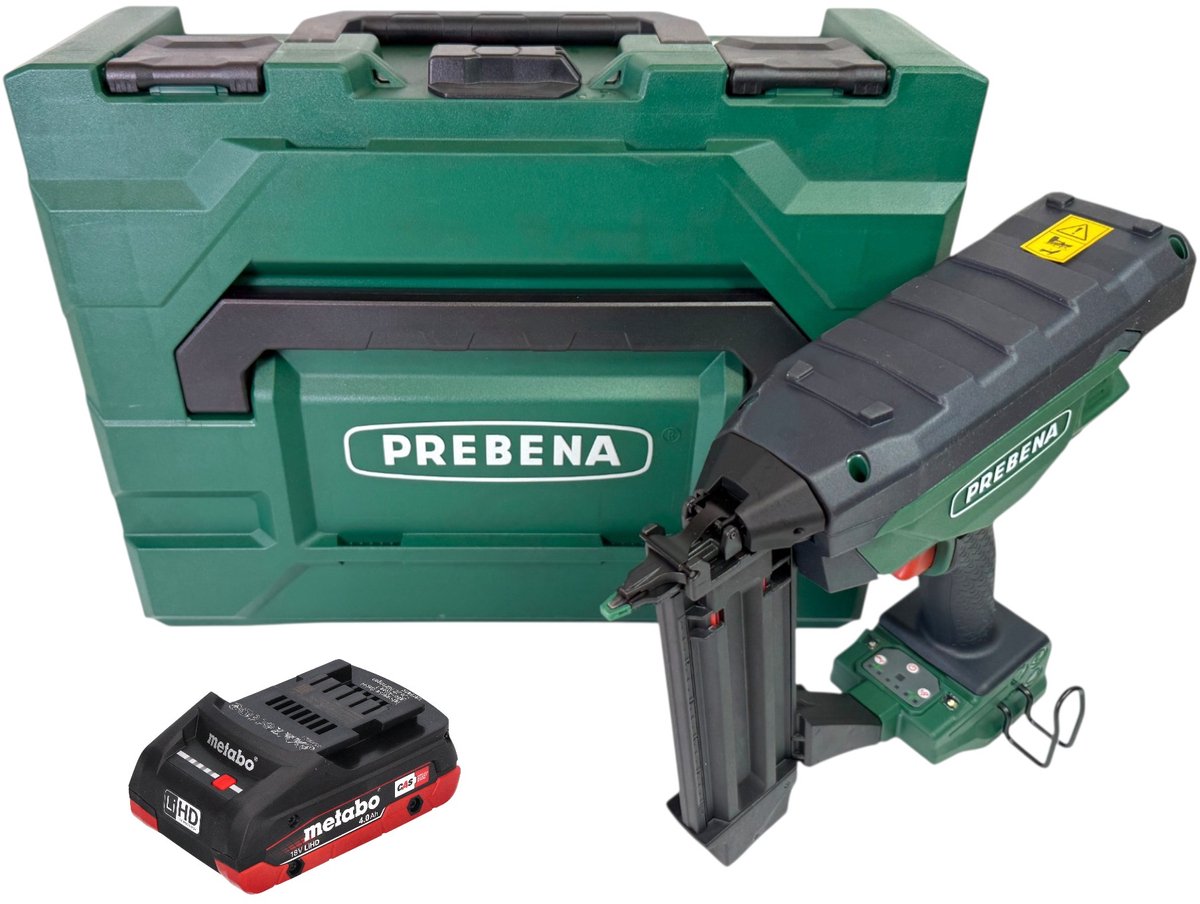 Prebena PKT-3-J55 accu-spijkermachine 18 V 16 - 55 mm Solo - zonder accu, zonder oplader