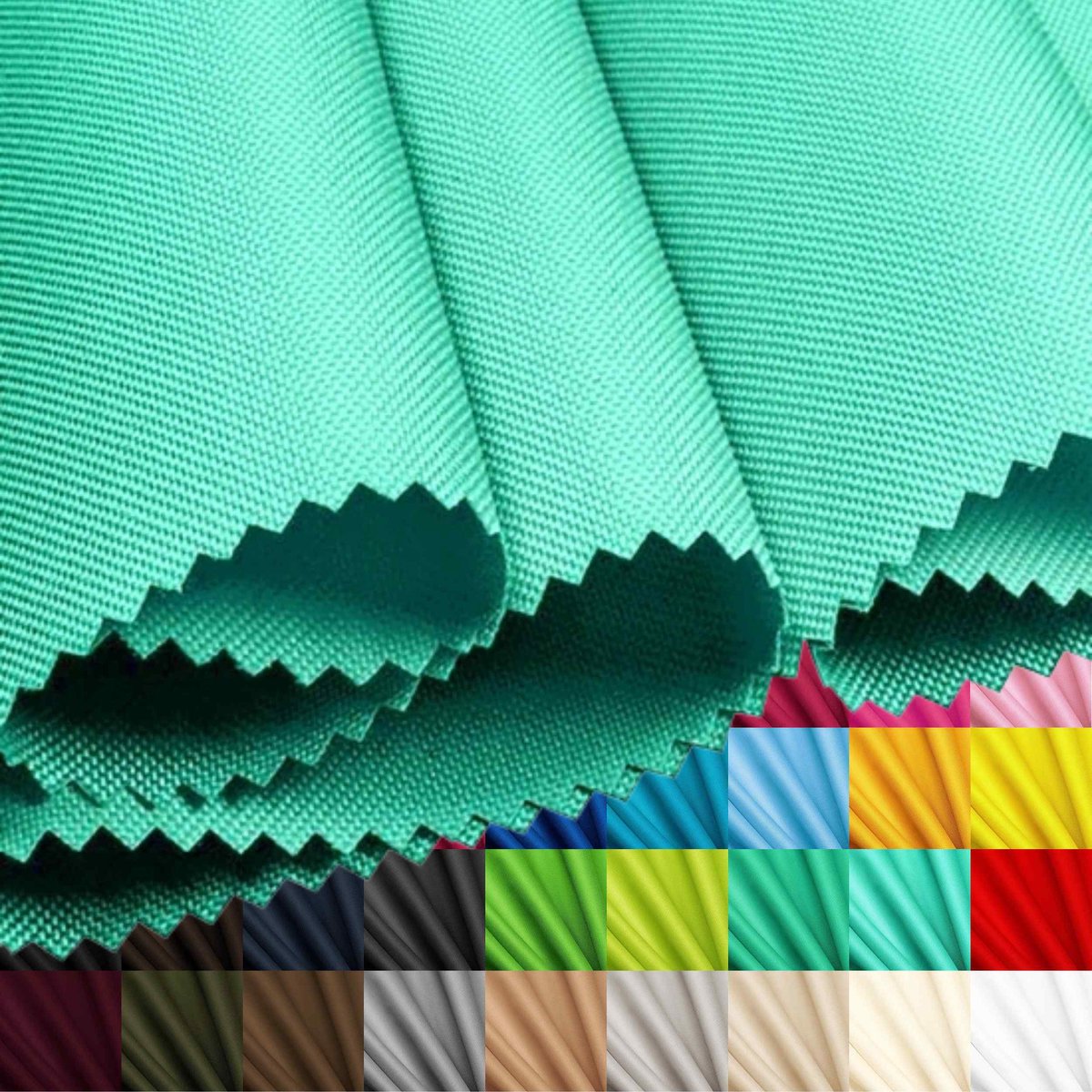 Lantigo Oxford 500D Stof Waterdicht Turquoise 160 cm Meterware 1 m – scheurvast & PU-gecoat