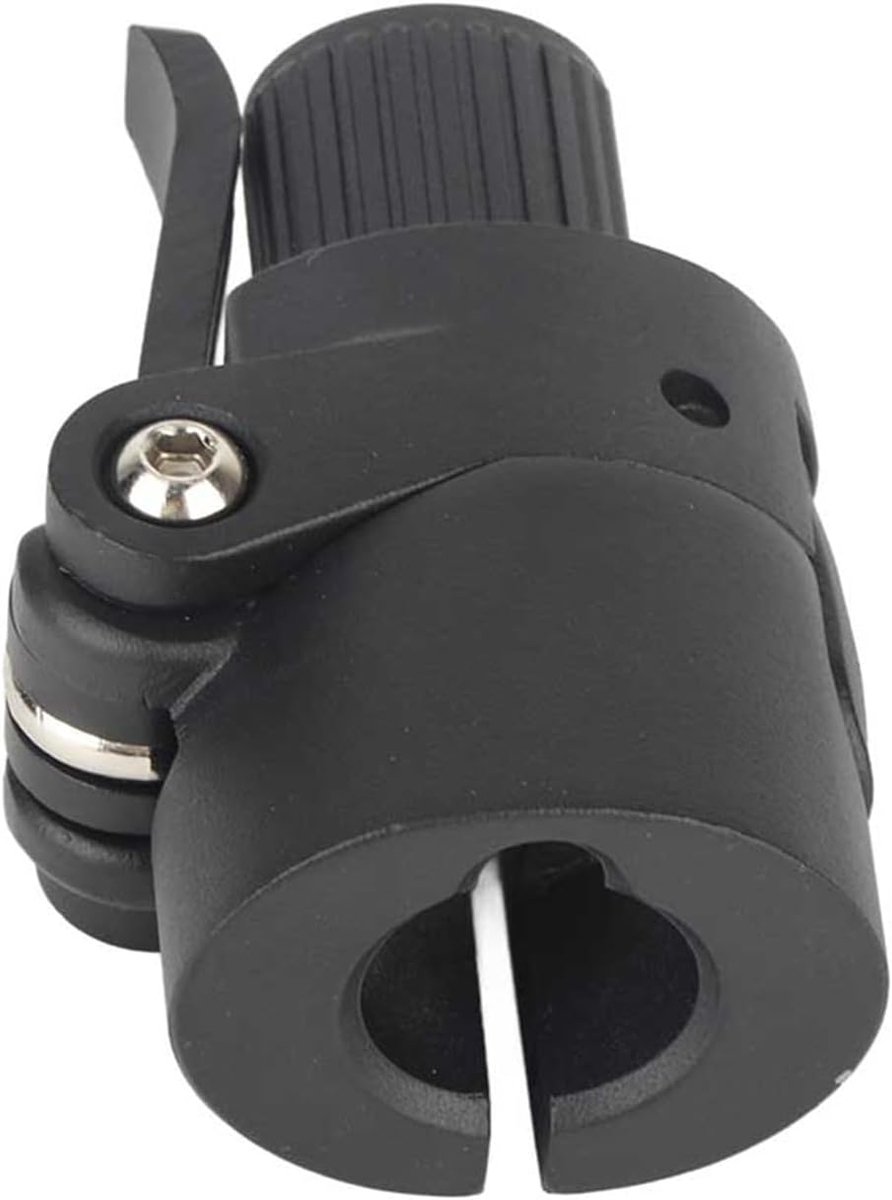 SnelShoppen - Vouwbare Polen Basis voor Elektrische Scooter M365, Stabiel Aluminium, Vervangingsonderdelen, Duurzaam en Lichtgewicht, Zwart, Eenvoudig