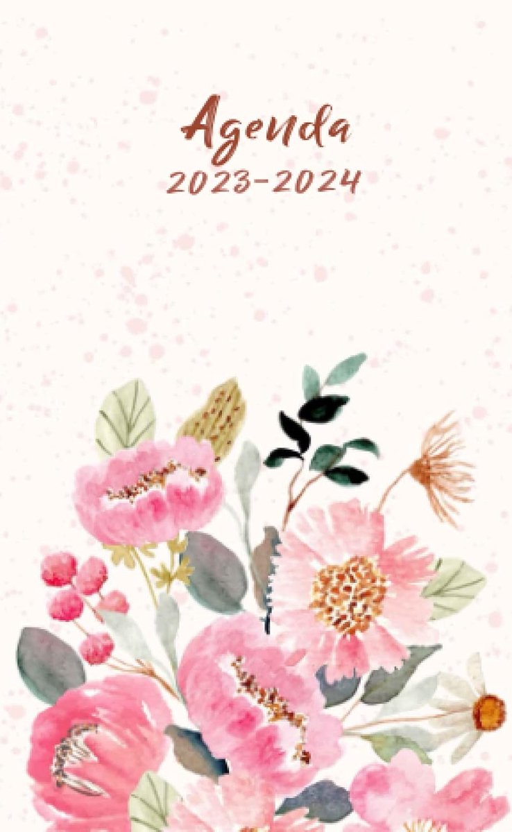 SnelShoppen - Agenda 2023-2024 Petit Format de Poche, Semainier, Maandkalender van Januari 2023 tot December 2024 - 24 Maanden Organiseur en Planifica