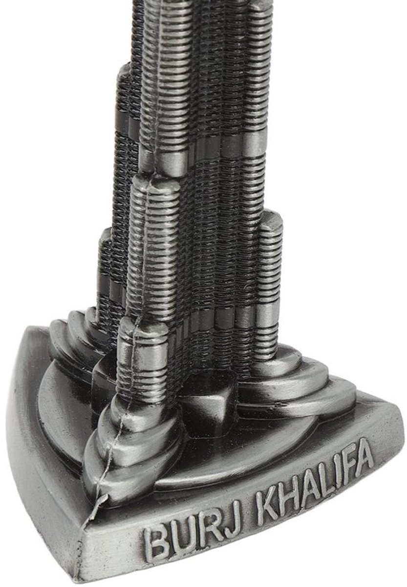 Gebouwmodel Burj Khalifa - 22 cm/8,66 inch - Legering - Ornament - Architectuur - Duurzaam ontwerp - Architectuurmodel