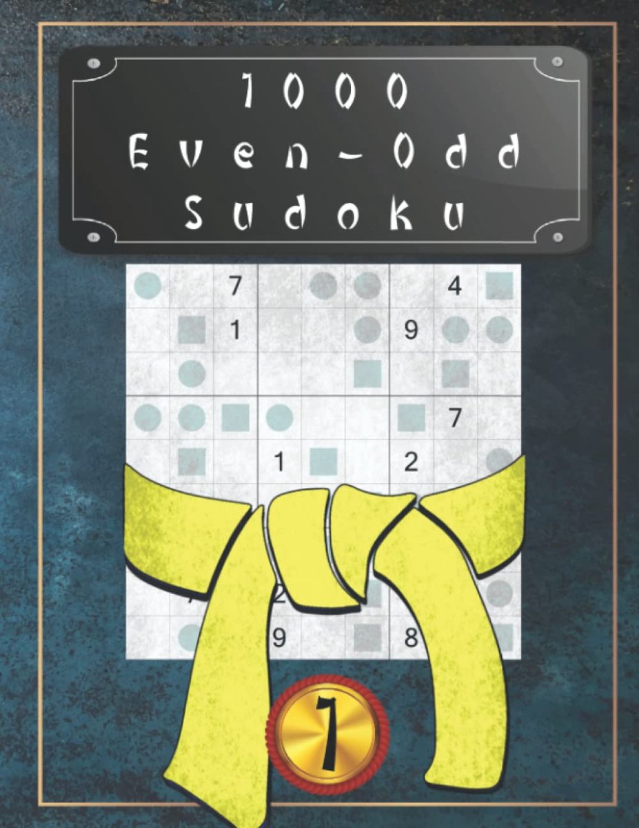 SnelShoppen - 1000 Even-Odd Sudoku Puzzels Vol. 1 - Eenvoudige Japanse Hersenkrakers voor Puzzelaars - Perfect voor Thuis, Reizen en Ontspanning
