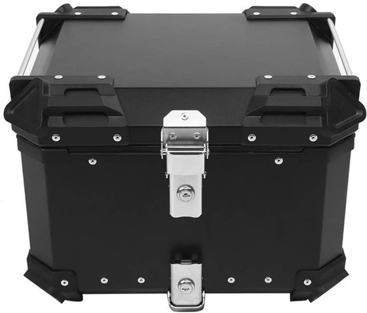 Topkoffer Professionele Opbergdoos - Motorkoffer - Waterdicht - Antidiefstal - CNC-Aluminiumlegering - 45 Liter - Motorfietsbox