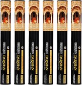 Darshan bharath tuinwierook XL – 6 kokers met 10 extra lange wierookstokken - darshan - wierook voor buiten - muggen wierook - wespen wierook