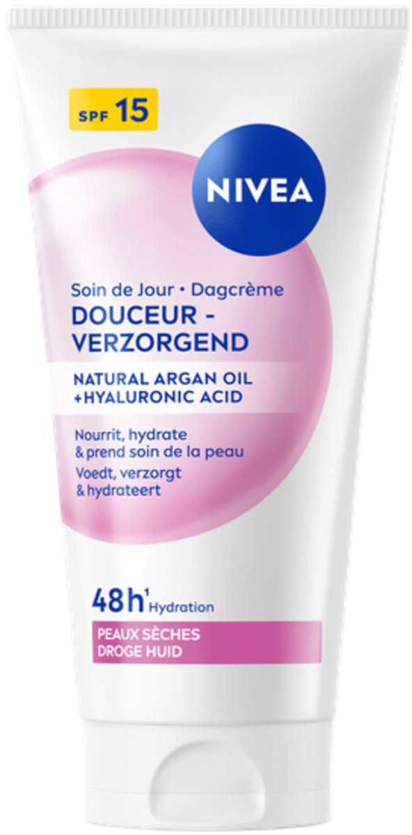 NIVEA Essentials SPF15 Verzorgende Dagcrème - 6 x 50 ml - Voordeelverpakking