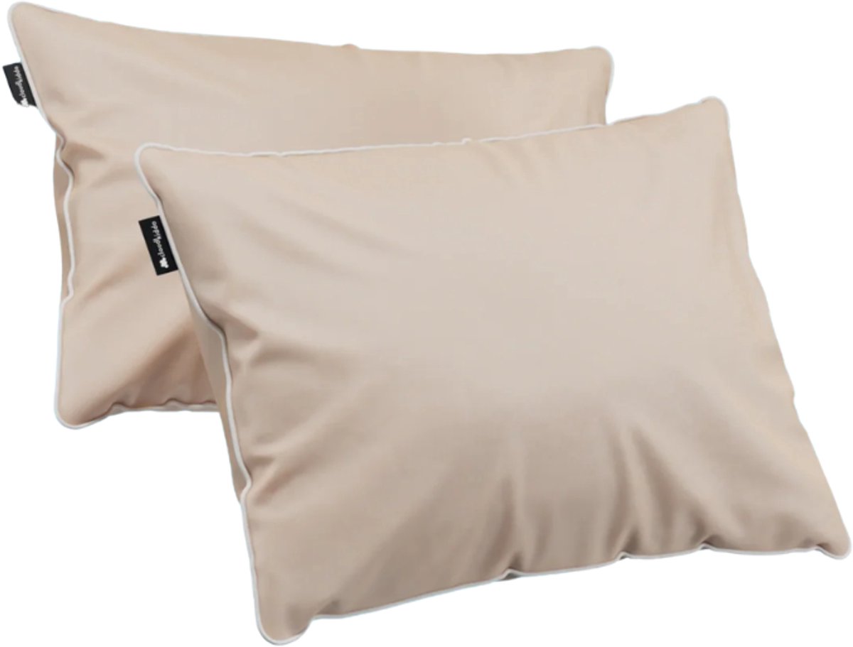 Cloudkiddo Kussenslopen 2-pack Natural Sand - 42x60 cm