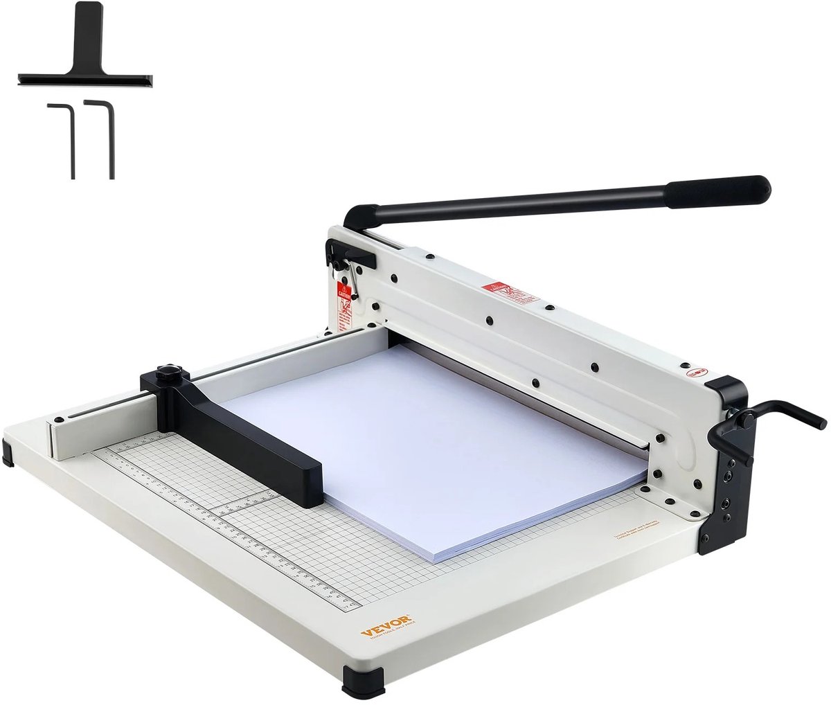 Bruinsma INEX Papiersnijder - Papiersnijmachine - Papiersnijder Guillotine - Gehard Stalen Mes - A3 - 17 INCH - 400 Vellen - 64Lx50.5Bx38H CM