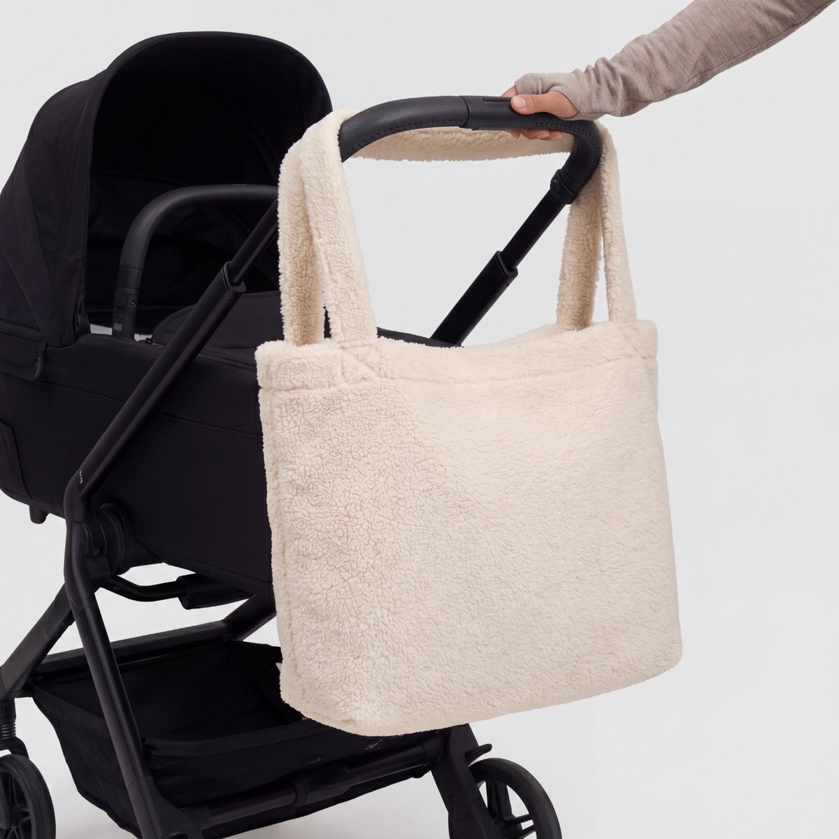 Funnies Luiertas Teddy Mom Bag Shopper - Off White thumbnail 2