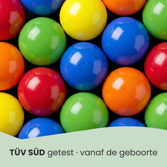 LittleTom Baby Ballenbak 350 Ballen - 5,5 cm Speelballen voor Kinderen - Veilig en Duurzaam Ballenbad voor Peuters en Kleuters - Activiteiten en Spel Ontwikkeling Thuis en Buitenshuis van LittleTom — afbeelding 5