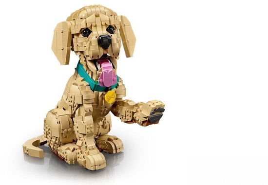 LEGO® Icons Golden Retriever Puppy - Decoratieve Dierenfiguur - Bouwset voor Volwassenen - 11384