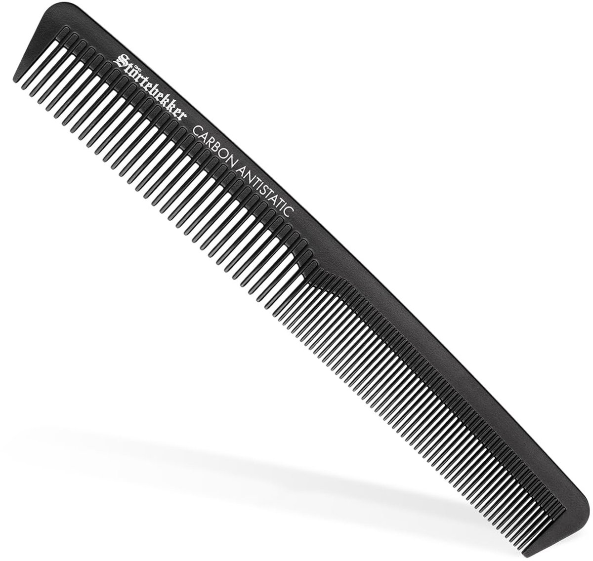 Störtebekker® Premium Carbon Haarkam – Fijne & Grove Tanding – Antistatische Kam voor Mannen – Hittebestendig Carbonfiber – Ideaal voor Dagelijkse Styling & Baardverzorging – Vegan & BPA-vrij