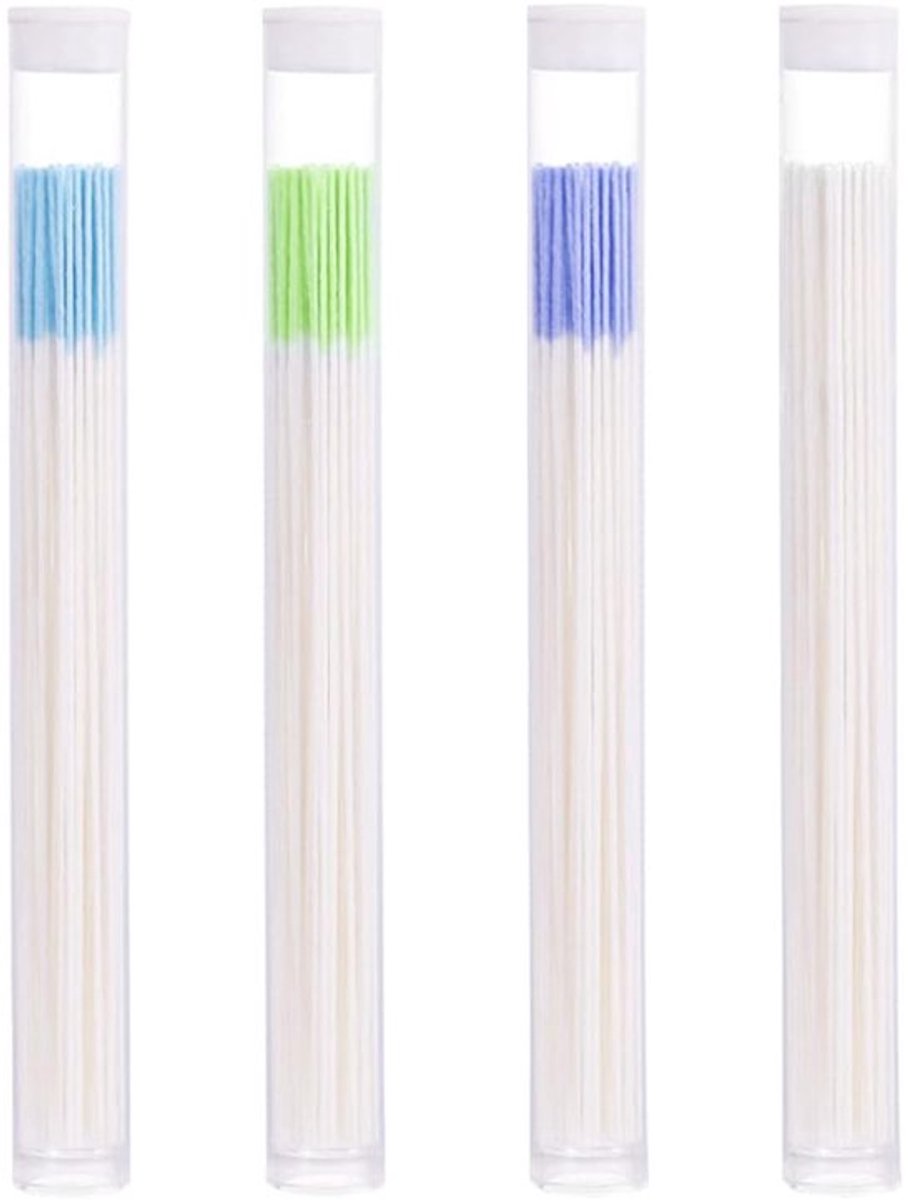 Oorgatreiniger 240 Stuks - Oorpiercing Reinigingsdraad - Wegwerp Schoonmaakgereedschap - Geurverwijdering - Japans Papier - 9.8 cm Lengte - Oorpiercing Reiniger