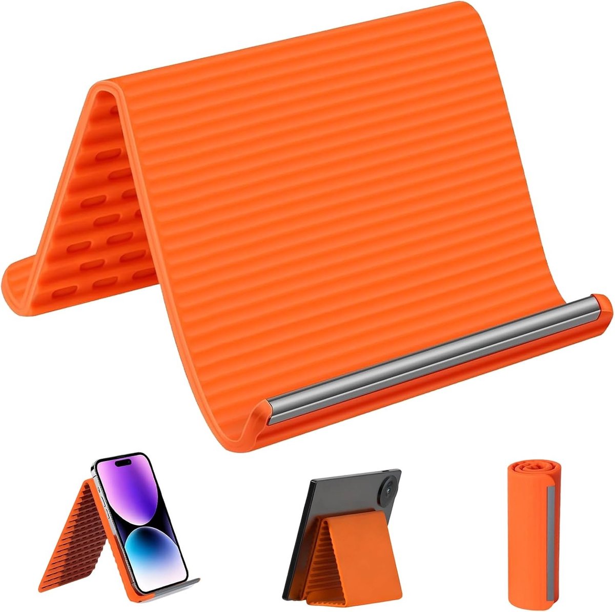 Verstelbare Flexibele Siliconen Telefoonhouder - Antislip Draagbare Accessoire voor Bed, Bureau, Kantoor en Reizen