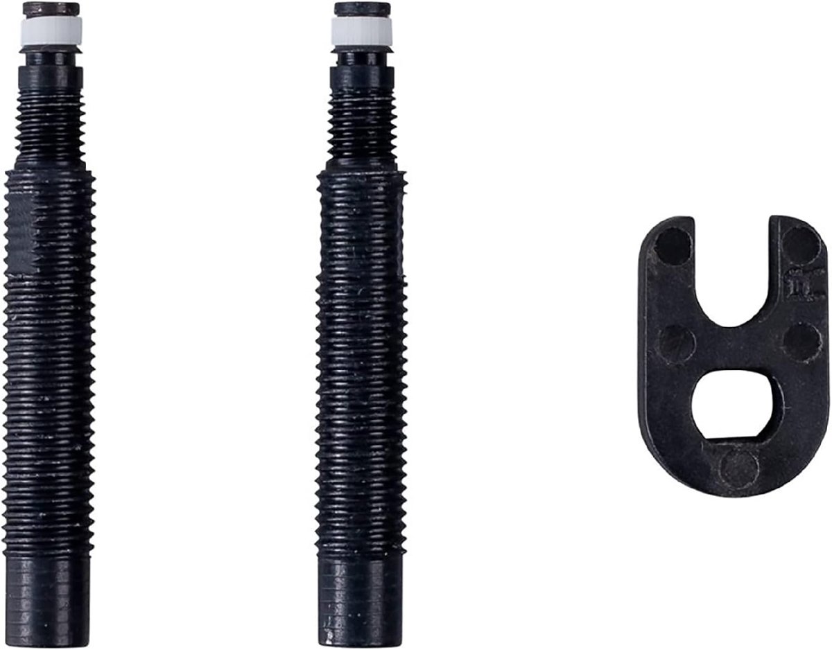 SnelShoppen - Set van 2 Tubeless Ventielverlengingen T-Type 30mm Aluminium voor Fietsen - Lichtgewicht en Duurzaam - Inclusief Ventielmoer - Ideaal vo