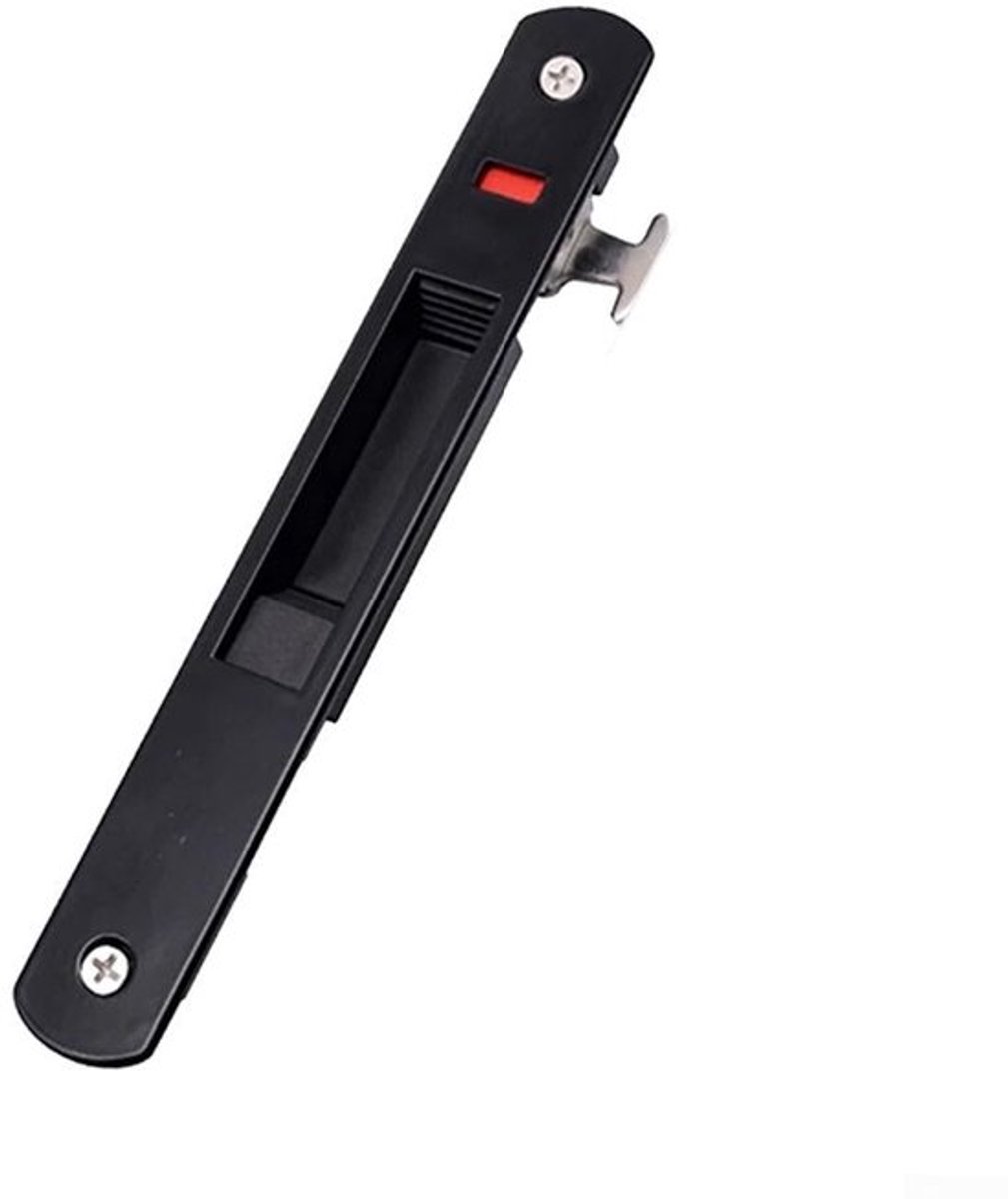 Schuifdeurslot Zinklegering - Vergrendeling - Duurzaam - Veilig - Handvat - 198 x 28 mm - Deurslot