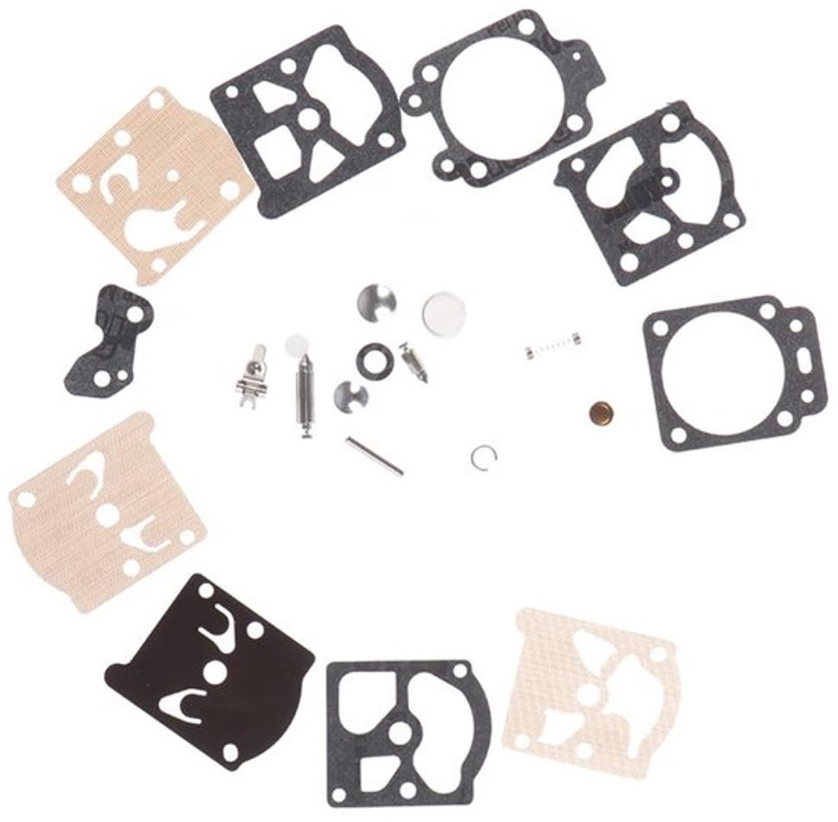 Carburateur Reparatie Kit - Vervangt 109 100 102 110 111 115 PS43 - Hoogwaardige materialen - Geschikt voor Walbro - 9,5 x 6 x 1 cm
