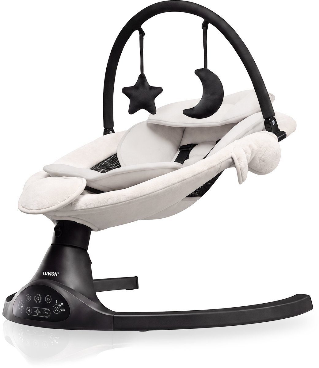 Bol.com LUVION® Baby Swing - Elektrische Babyschommel - Automatische Wipstoel voor je Baby - Schommelstoel - Babyswing - Uitneem... aanbieding