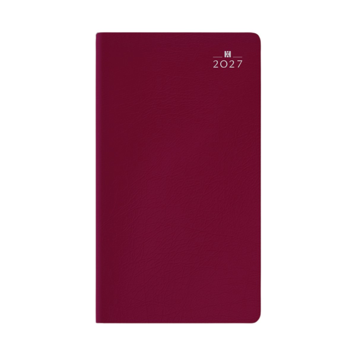 Castelli - Zakagenda H35 Bari 2027 - weekindeling - 1 week per twee pagina's - 14 maanden - formaat A6 - Nederlandstalig - Made in Italy - omslag kunstleder rood