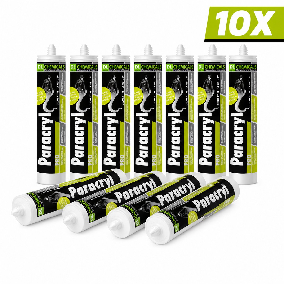 Paracryl PRO 10ST Hoogwaardige Acrylaat Schilderskit , acryl , Binnen en Buiten Toepasbaar Overschilderbaar