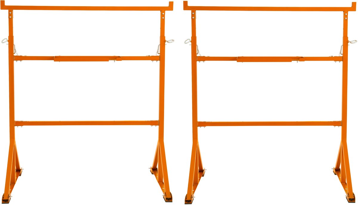 Metsersschraag - x 2 - oranje - 200 kg draagvermogen