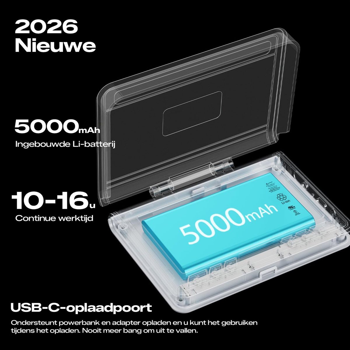 SnelShoppen - FourQ Onderwater Vissen Camera met 4,3 inch HD Display, 5000 mAh Batterij, 100ft Kabel en 12 IR Lights voor IJs Vissen en Boottochten
