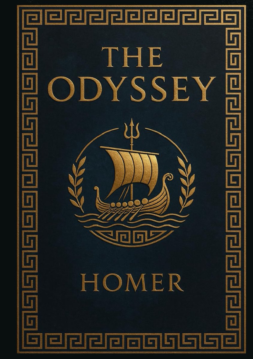 SnelShoppen - The Odyssey (LARGE PRINT EDITION) - Epische reis door oude mythen, avontuur, loyaliteit, lot, overleving - Tijdloze thema's van goden en