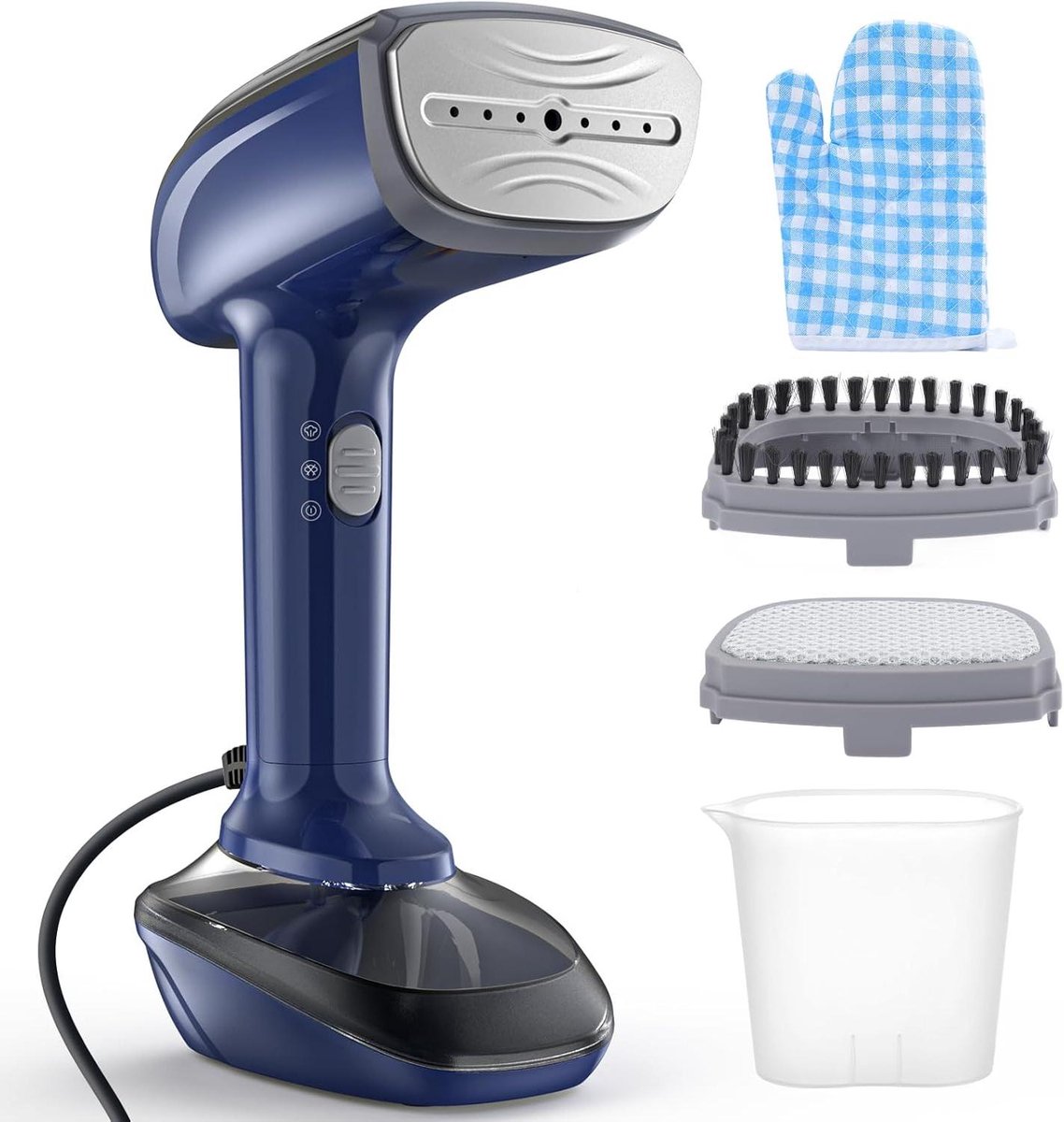 Draagbare stomer Kledingstomer strijkijzer Kreukels verwijderen Snel opwarmen 300 ml tank Blauw