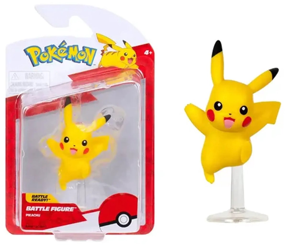 Pokemon Battle Figure Pikachu - Actiefiguur - Mini - 5 cm groot - Videogame