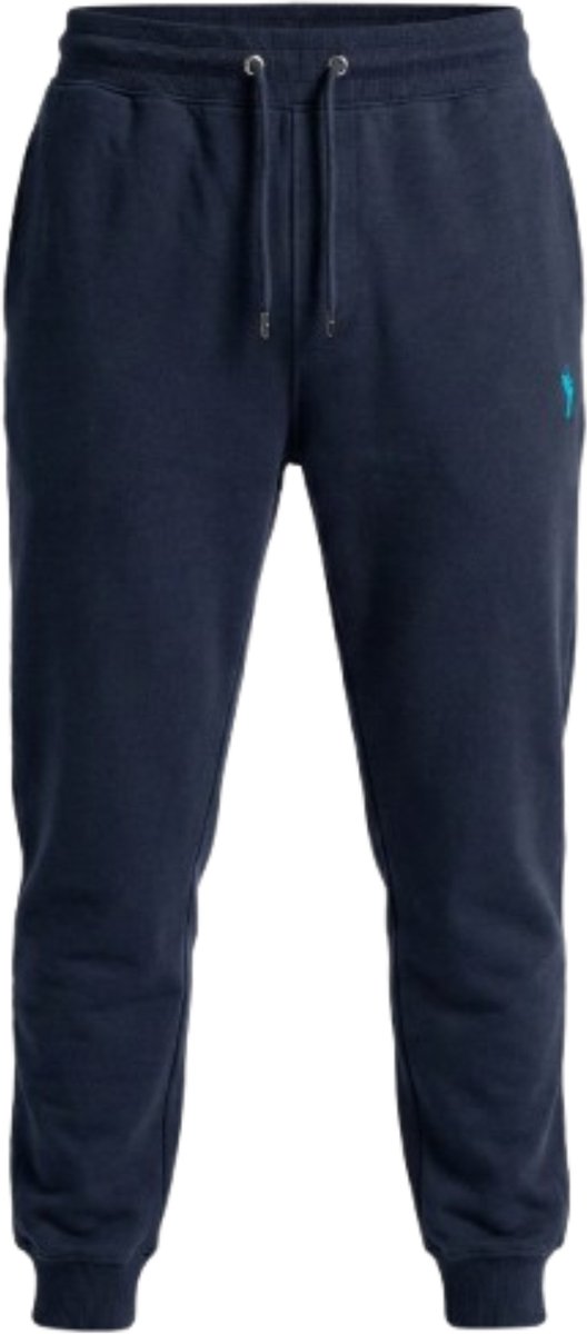 Hitman Joggingbroek Heren - Katoen - Trainingsbroek Heren - Pyamabroek Heren - Zware Kwaliteit - Oversized Fit - Donker Blauw - Maat M