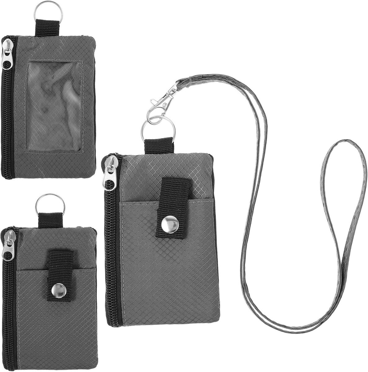RFID Bescherming Borstas Anti-Diefstal Unisex Reisportemonnee Waterdichte Schoudertas voor Creditcards, Munten en Geld, Compact en Stijlvol voor Mannen en Vrouwen