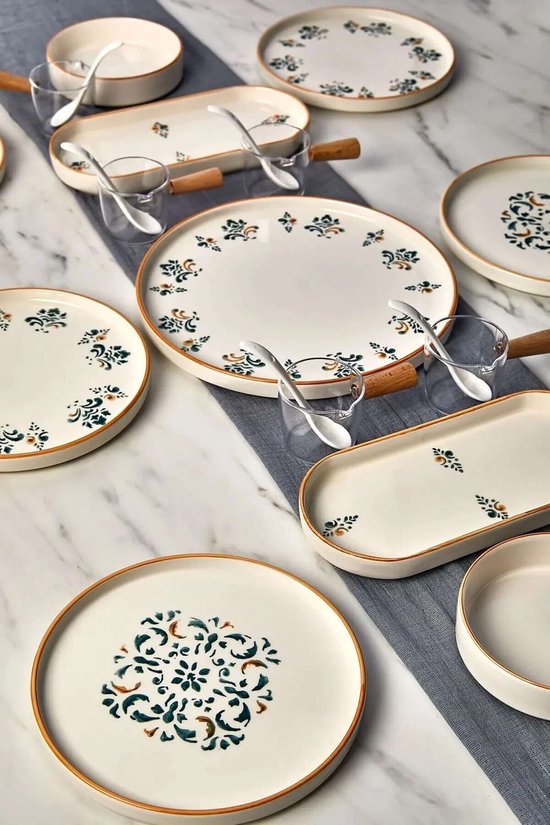 Asir - Ontbijtset (23 stuks) - Veelkleurig - 28 x 28 x 26 — afbeelding 2