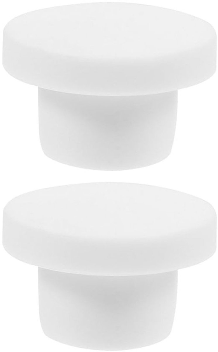 Babybadstop 2-delige set - Siliconen Stop - Afvoerstop - Voorkomt Wateroverloop - Badkameraccessoires - Geschikt voor 17 mm Gat - Badstopper