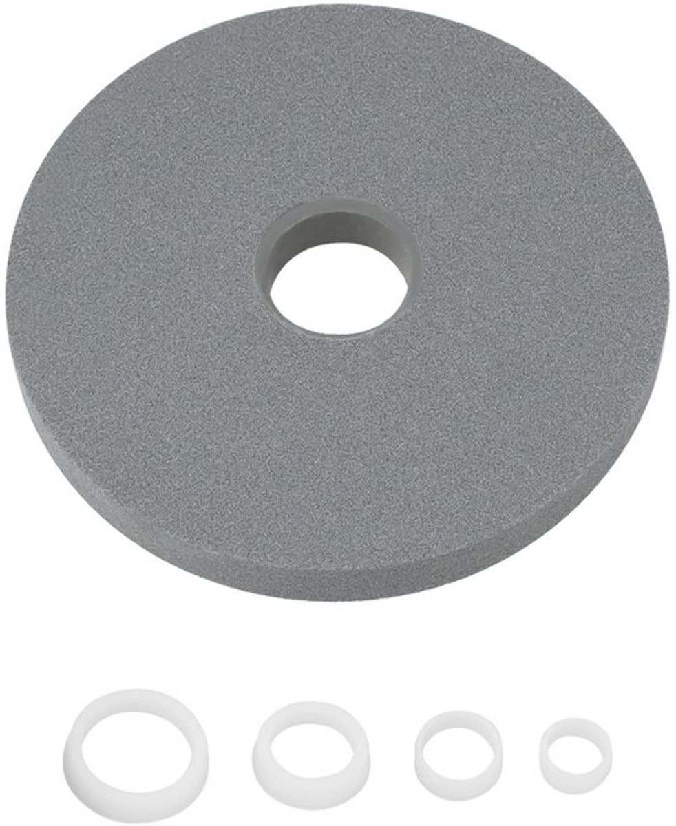 Slijpschijf 150x16mm 60 Korrel - Slijpschijf voor Metalen - Slijpschijf met Reductie Ringen - Aluminiumoxide - Schuurwiel voor Gereedschappen - Slijpwiel