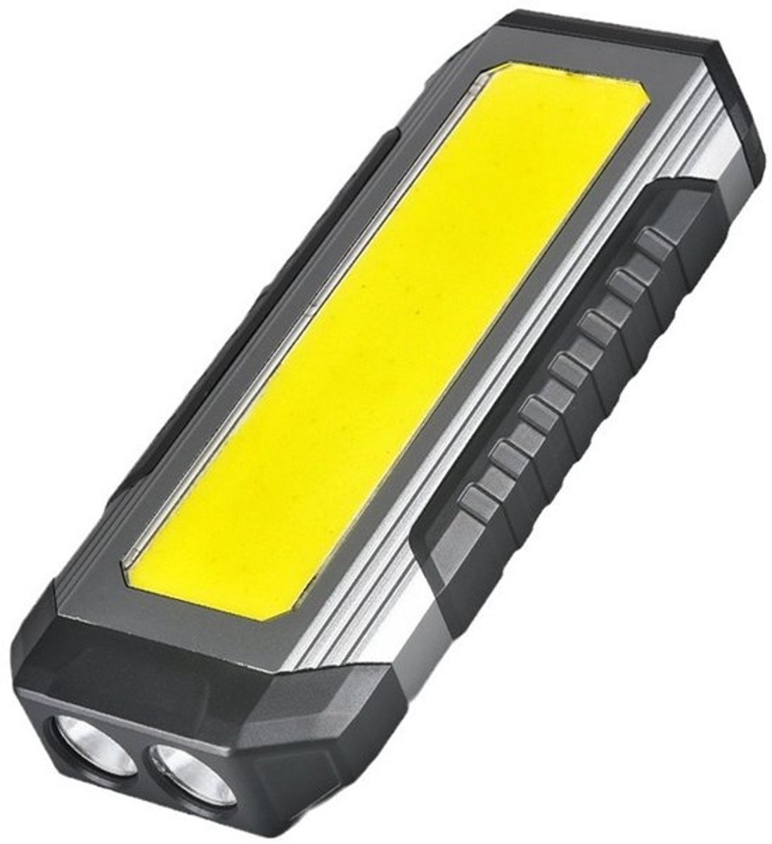 Grote floodlight zaklamp, krachtige werklichtlamp, rood waarschuwinglampje, met magneet, h