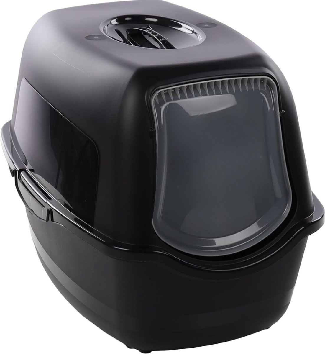 NIVA® Kattenbak - Kattentoilet - Luxe Kattentoilet - Zwart - 56cm x 39cm x 39cm