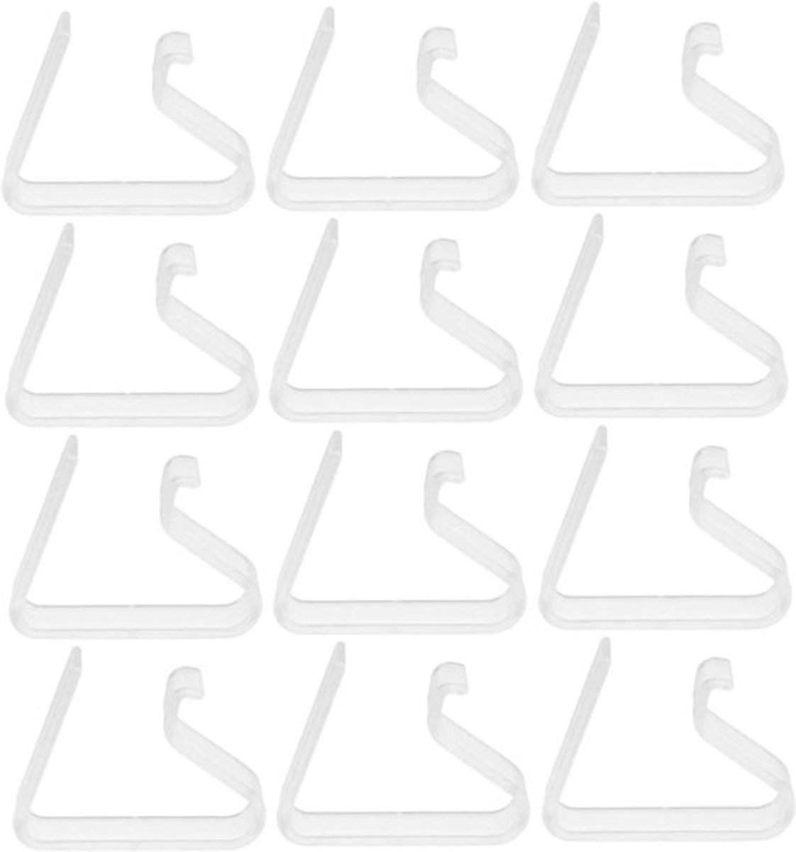 12 grote, transparante tafelkleedclips – windbestendig – geschikt geschikt voor tuintafels
