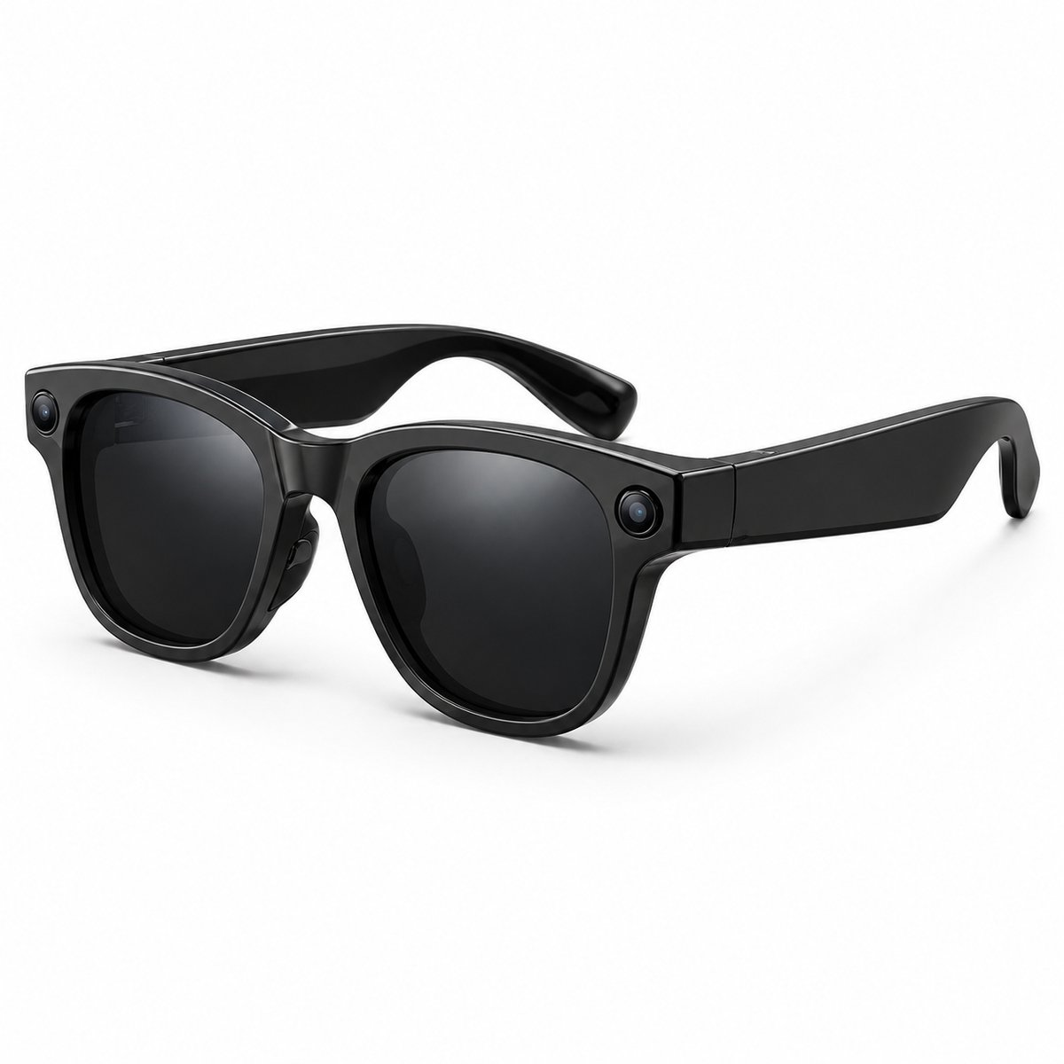 NC AI Smart Glasses met Camera - Zonnebril met Camera - 360 Sound - Vertaler - 800 W 4K HD Camera - 3600mAh Powerbank - Zwart