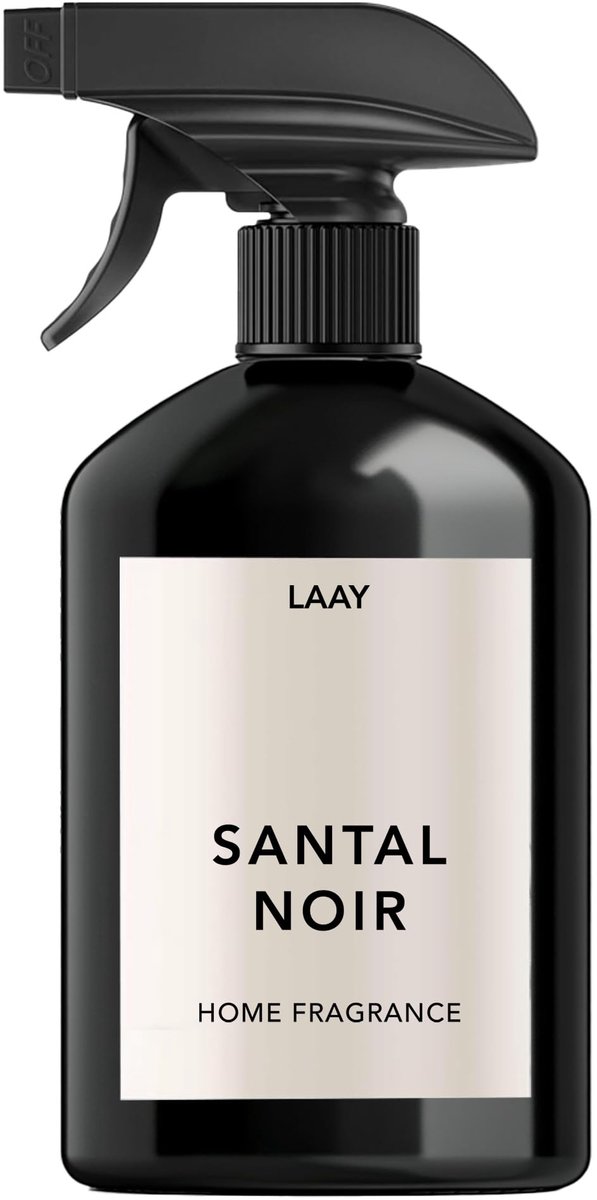 SnelShoppen - Room Spray 500 ml - Santal Noir - Luxe Interieur Parfum met Sandelhout - Geurverfrisser voor Woonkamer, Hotel & Spa - Made in Duitsland