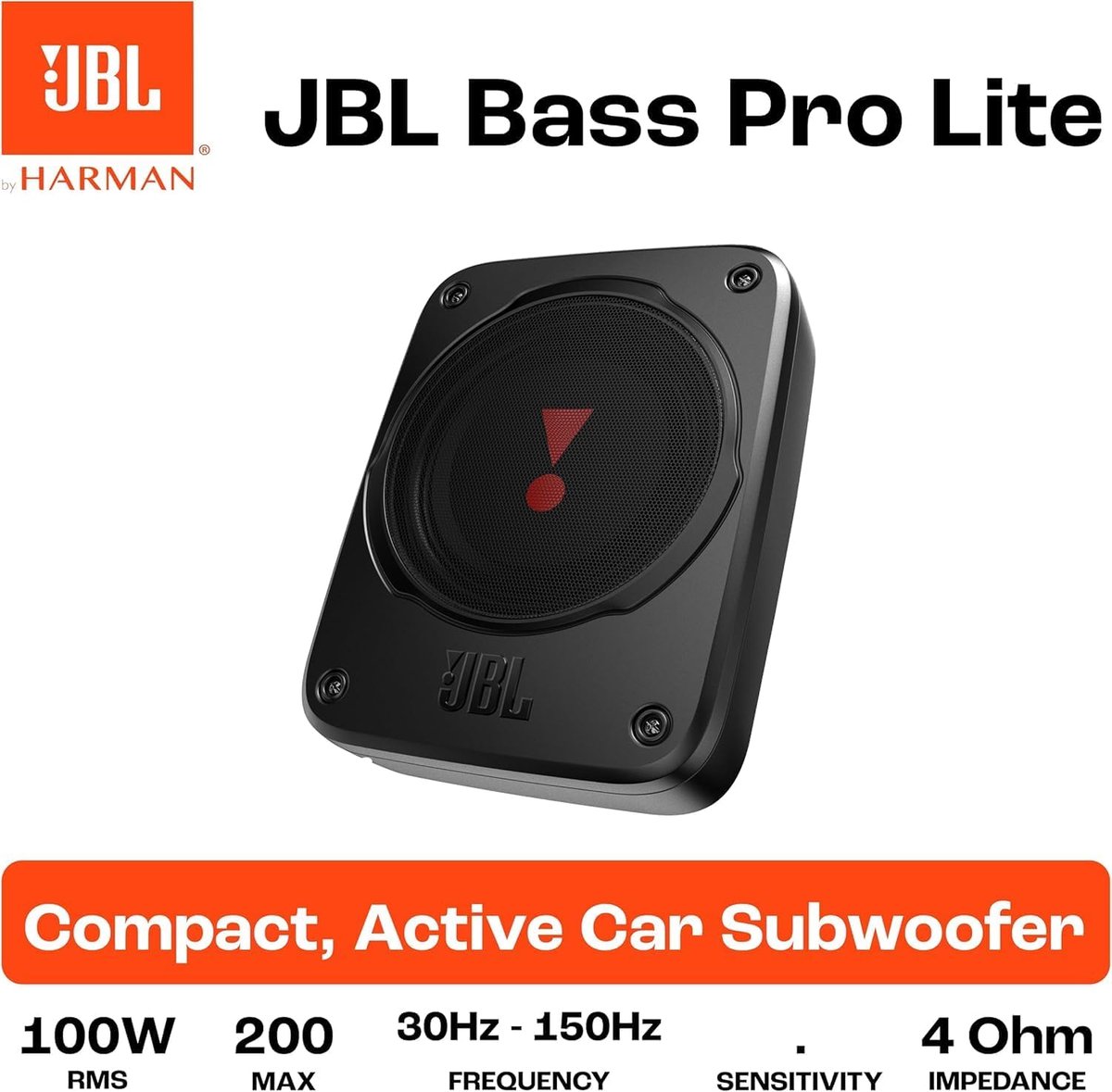 JBL BassPro Lite - Subwoofer Auto - Actieve Underseat Autosubwoofer - 200 W – foto 5