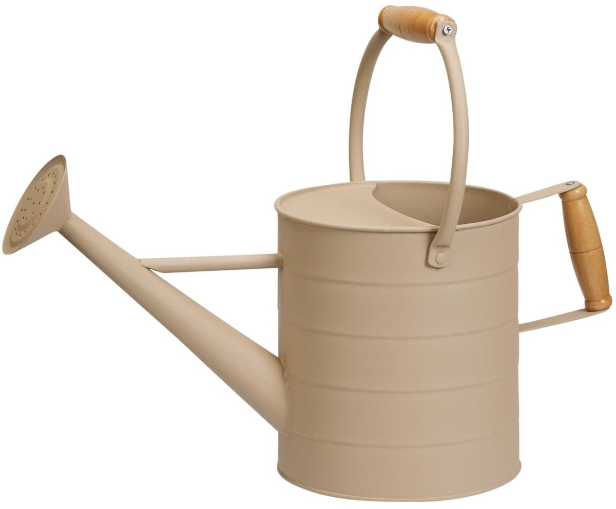 Pro Garden plantengieter Eden - metaal - beige - 3500 ml - 42 x 17 x 18 cm - tuin - balkon